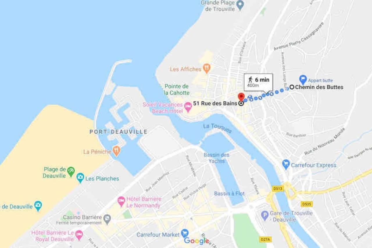 Appartement Avec Terrasse Vue Mer Trouville Sur Mer Eksteriør billede
